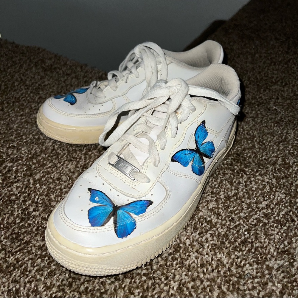 Customized nike Air Force 1s